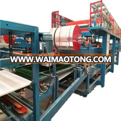 panel lightweight pu sandwich roof roll forming machine